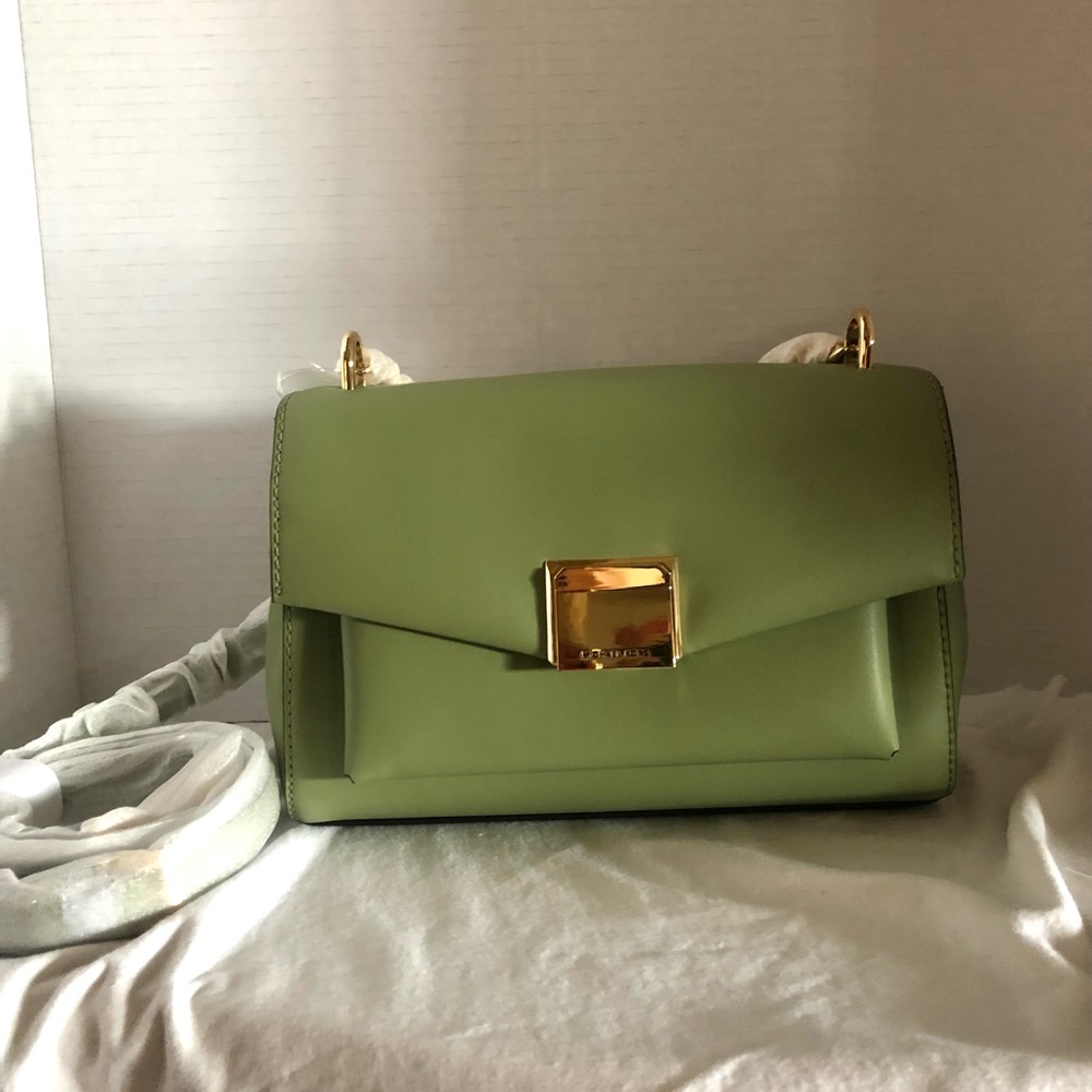 Michael Kors Lita Medium Leather Crossbody Bag